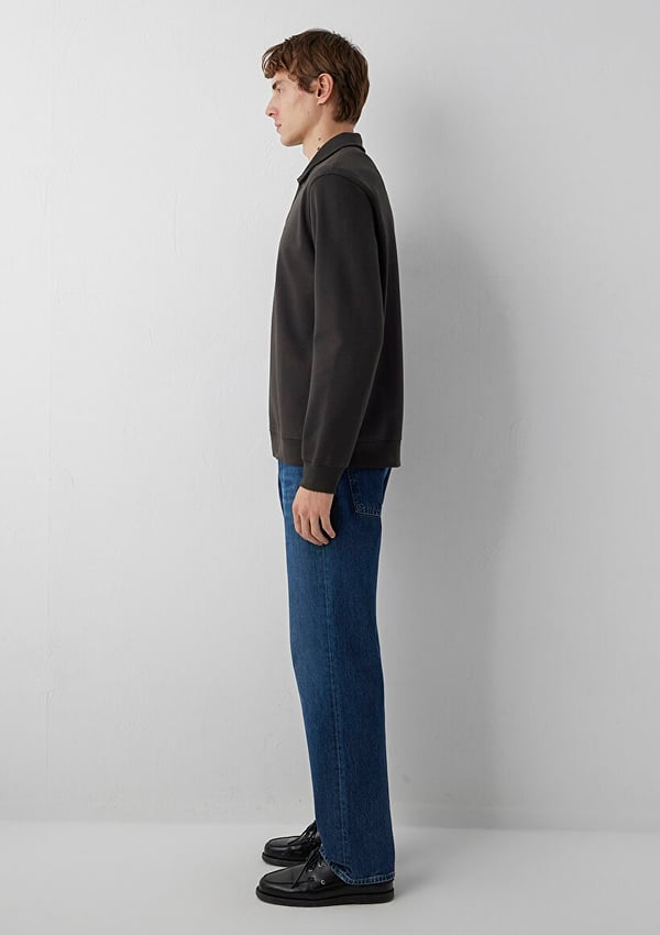 Mavi POLO YAKA SWEATSHIRT Espresso Kahverengi Erkek Sweatshirt