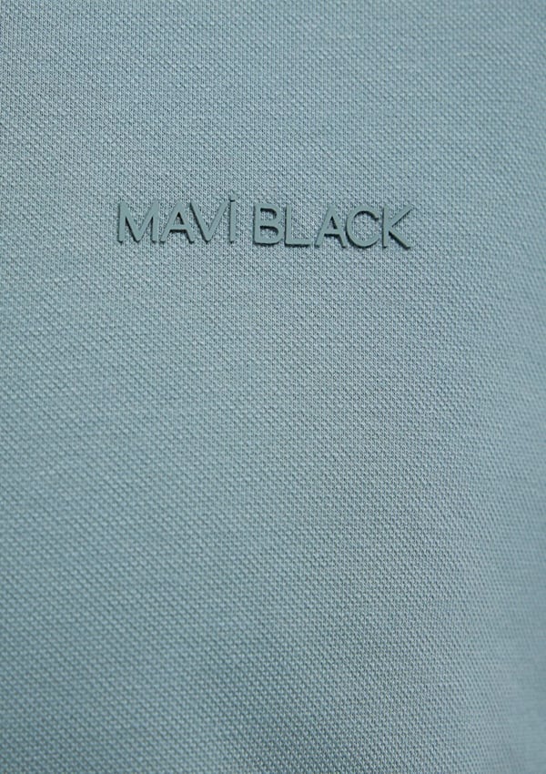 Mavi POLO YAKA TİŞÖRT Kurşun Gri Turkuaz Erkek T-Shirt