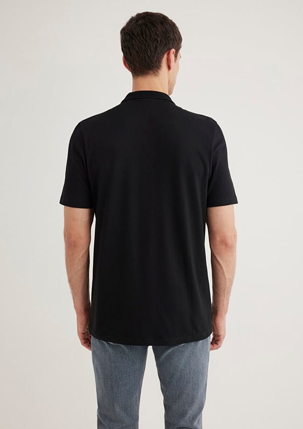Mavi POLO YAKA TİŞÖRT Siyah Siyah Erkek T-Shirt