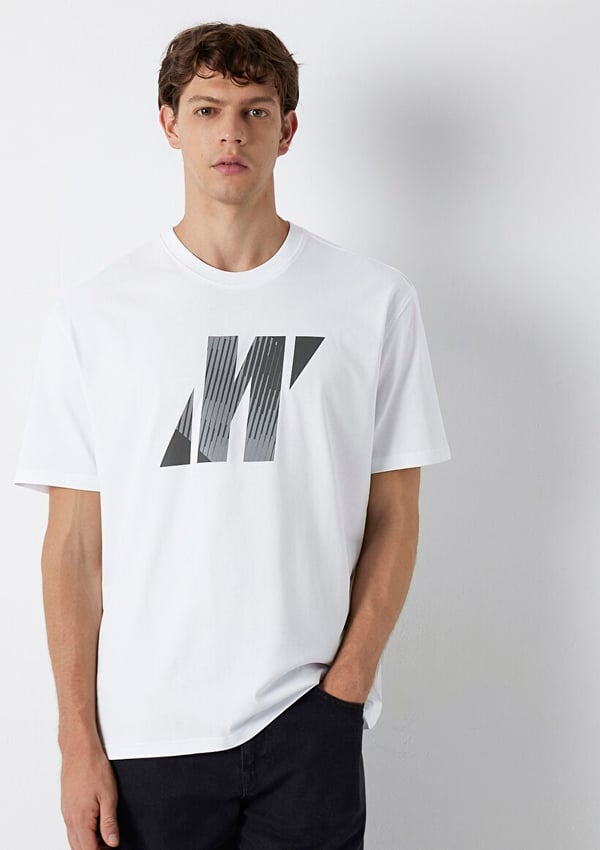 Mavi PRO BASKILI TİŞÖRT Beyaz Beyaz Erkek T-Shirt