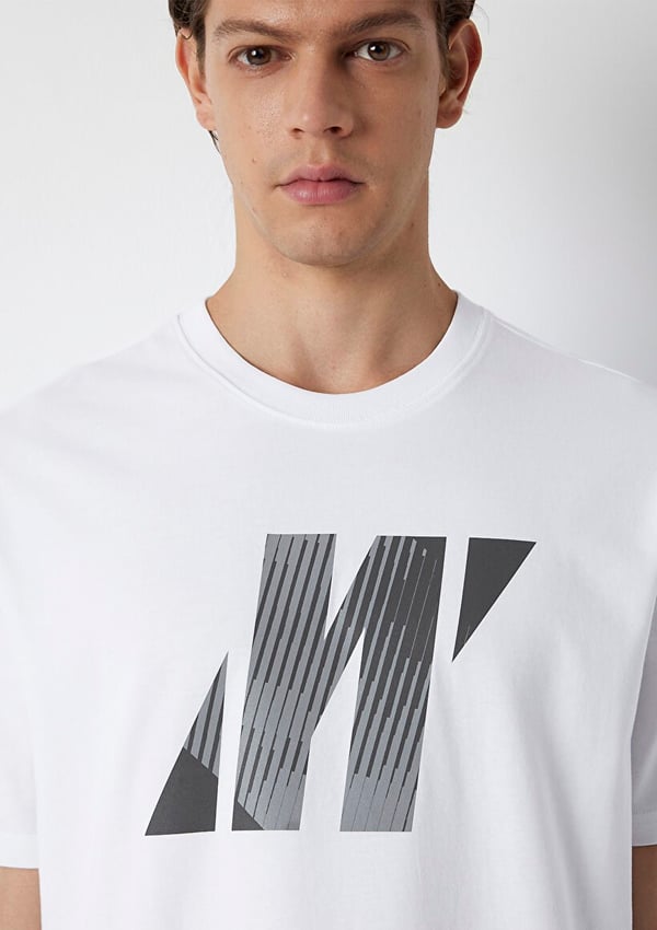 Mavi PRO BASKILI TİŞÖRT Beyaz Beyaz Erkek T-Shirt