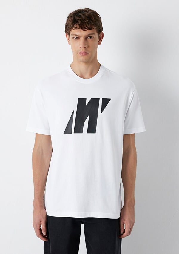 Mavi PRO LOGO TİŞÖRT Beyaz Beyaz Erkek T-Shirt