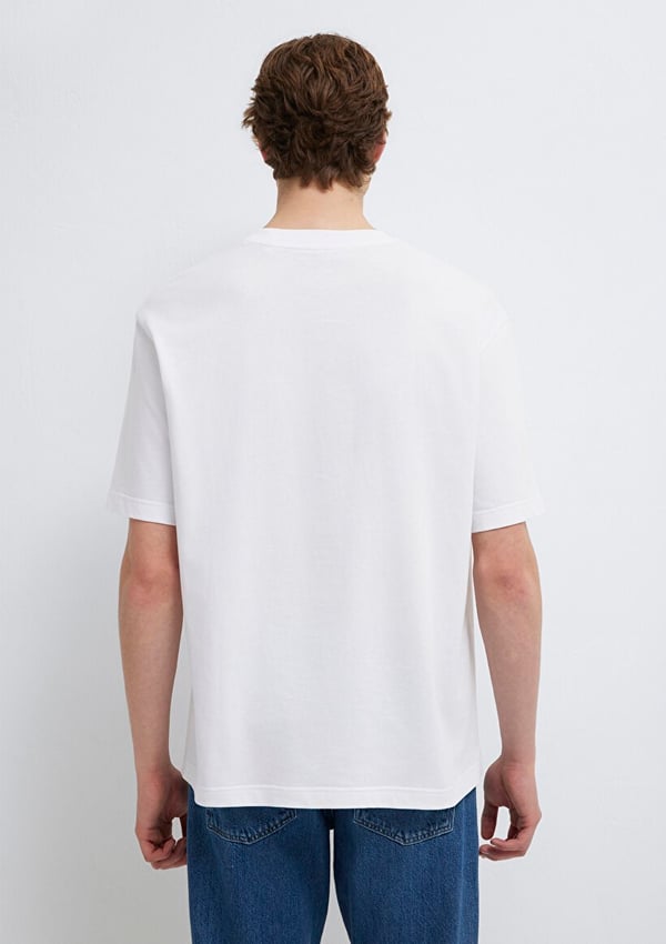 Mavi PRO LOGO TİŞÖRT Beyaz Beyaz Erkek T-Shirt