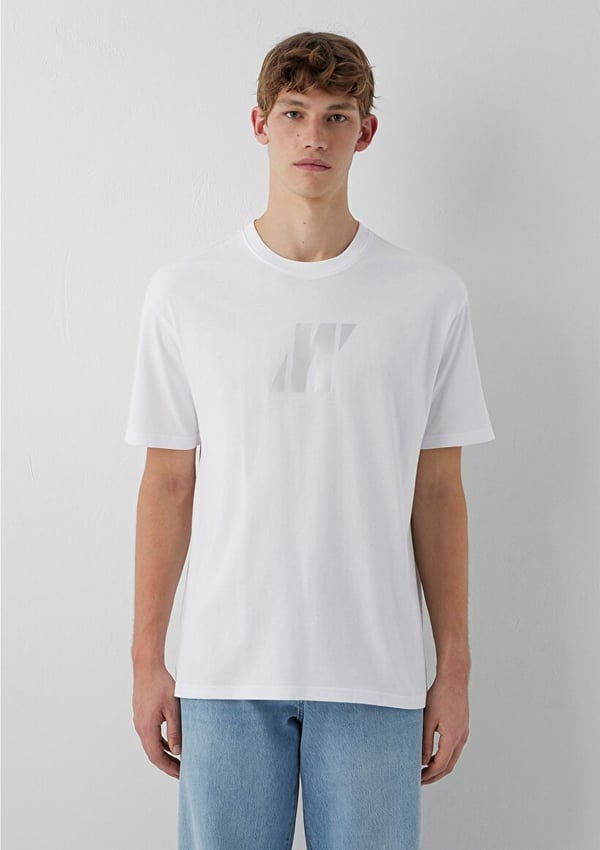Mavi PRO LOGO TİŞÖRT Beyaz Beyaz Erkek T-Shirt