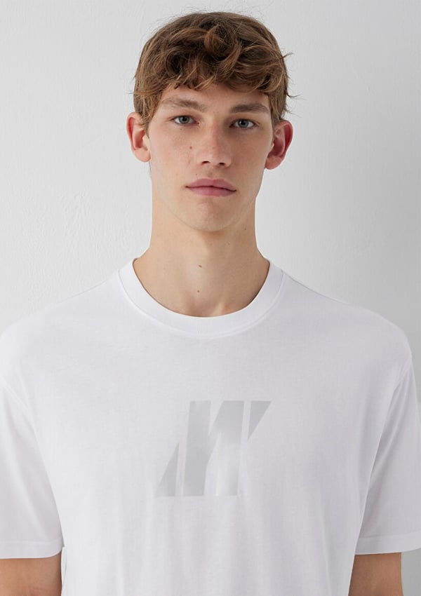 Mavi PRO LOGO TİŞÖRT Beyaz Beyaz Erkek T-Shirt