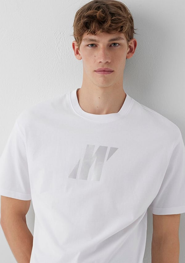 Mavi PRO LOGO TİŞÖRT Beyaz Beyaz Erkek T-Shirt