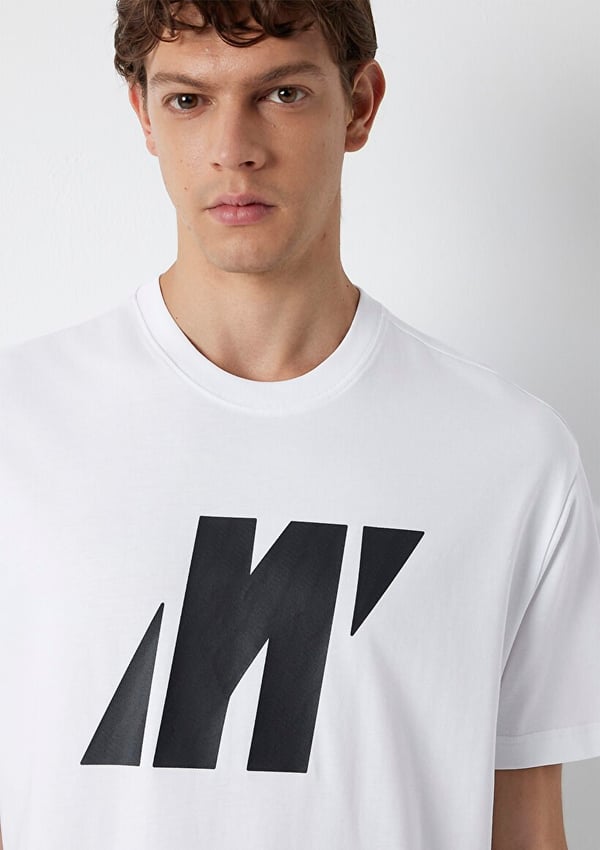 Mavi PRO LOGO TİŞÖRT Beyaz Beyaz Erkek T-Shirt