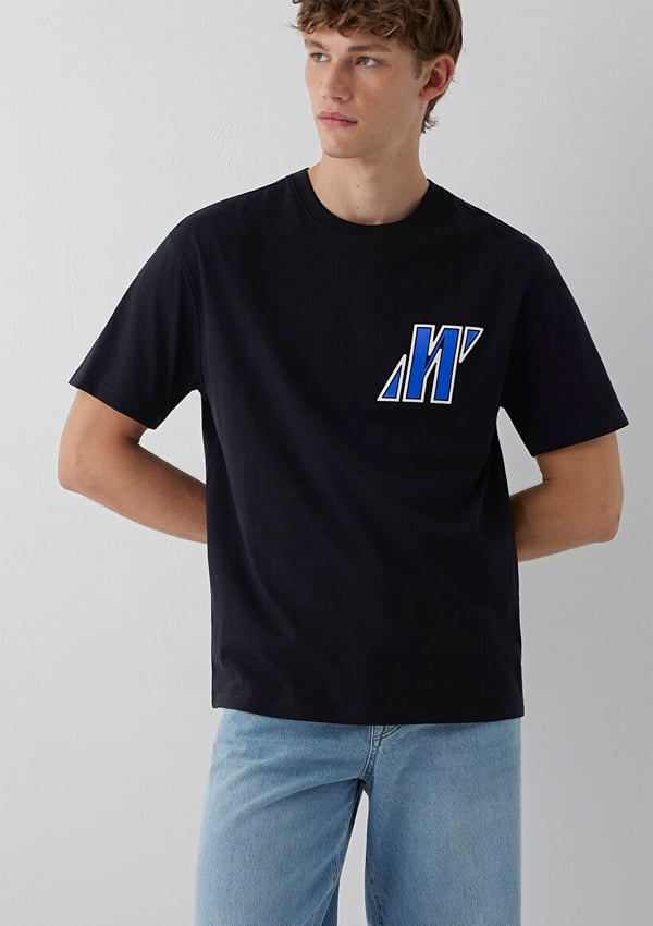 Mavi PRO LOGO TİŞÖRT Siyah Siyah Erkek T-Shirt