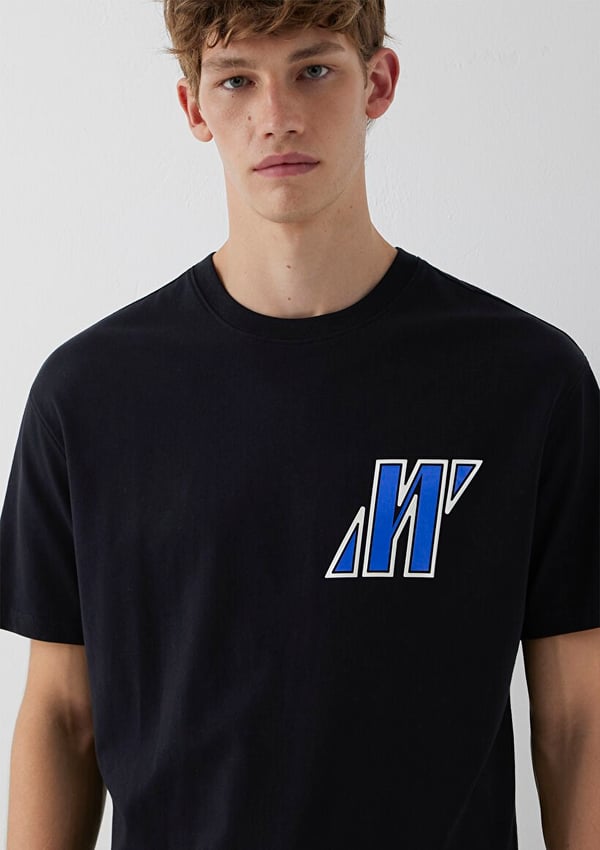 Mavi PRO LOGO TİŞÖRT Siyah Siyah Erkek T-Shirt