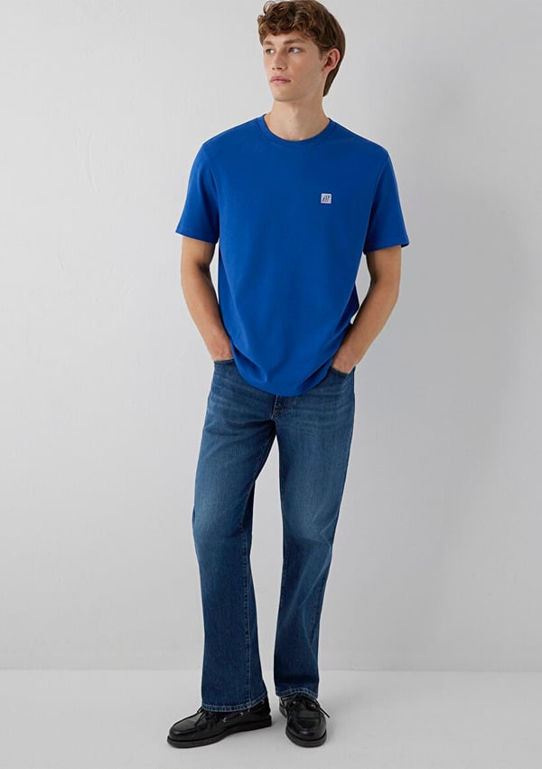 Mavi PRO TİŞÖRT Saks Mavi Lacivert Erkek T-Shirt