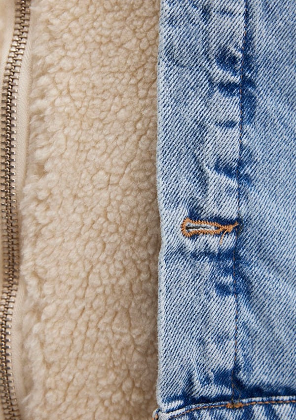 Mavi RUBiNA Lt Sherpa Denim Denim Kadın Mont