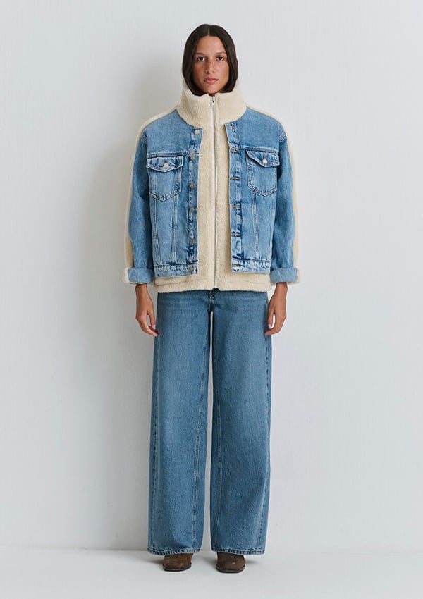 Mavi RUBiNA Lt Sherpa Denim Denim Kadın Mont