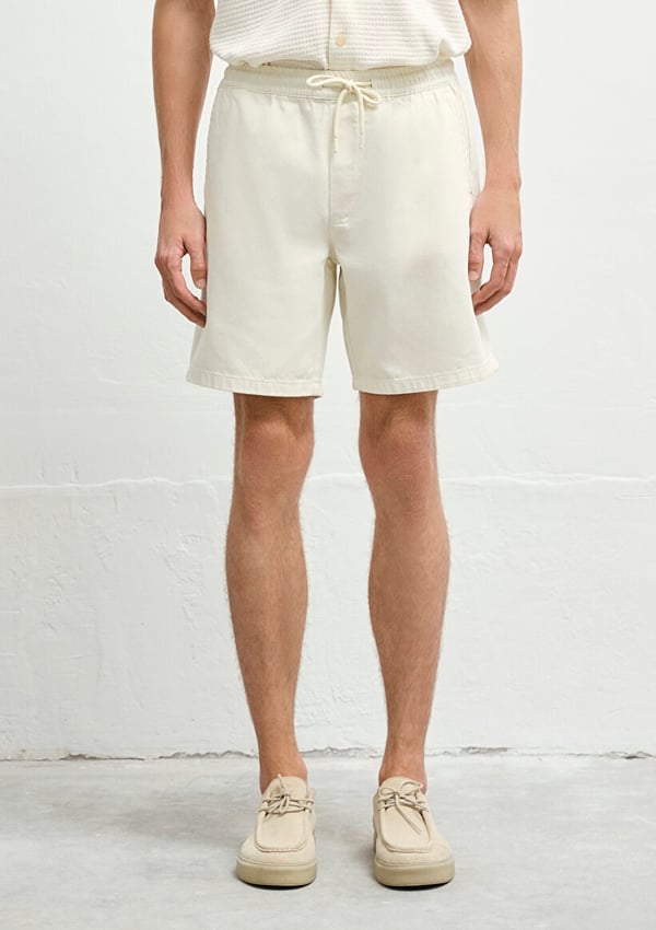 Mavi SAMOS Off White Denim Kırık Beyaz Erkek Şort
