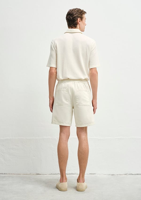 Mavi SAMOS Off White Denim Kırık Beyaz Erkek Şort