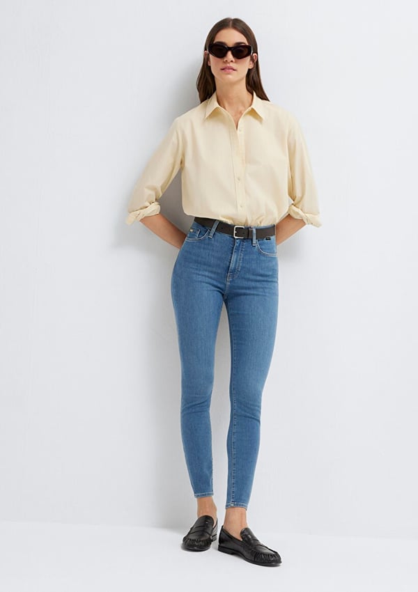 Mavi SERENAY Mid Brushed Gold Premium Denim Kadın Kot Pantolon