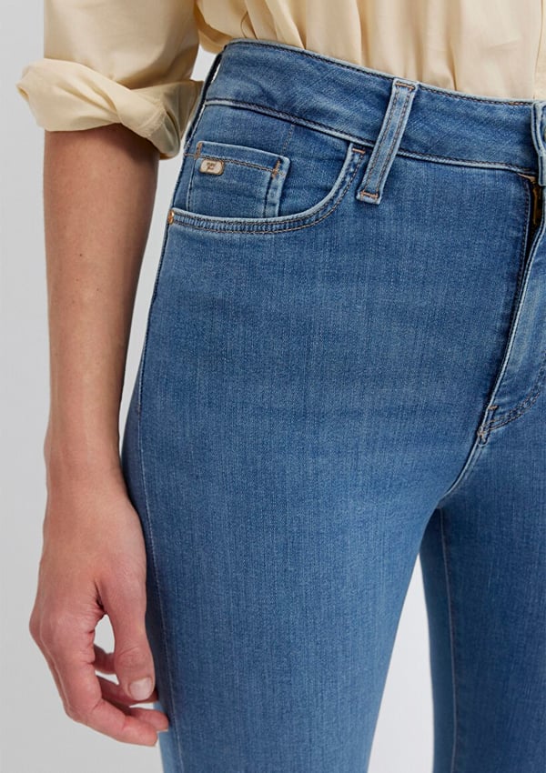 Mavi SERENAY Mid Brushed Gold Premium Denim Kadın Kot Pantolon