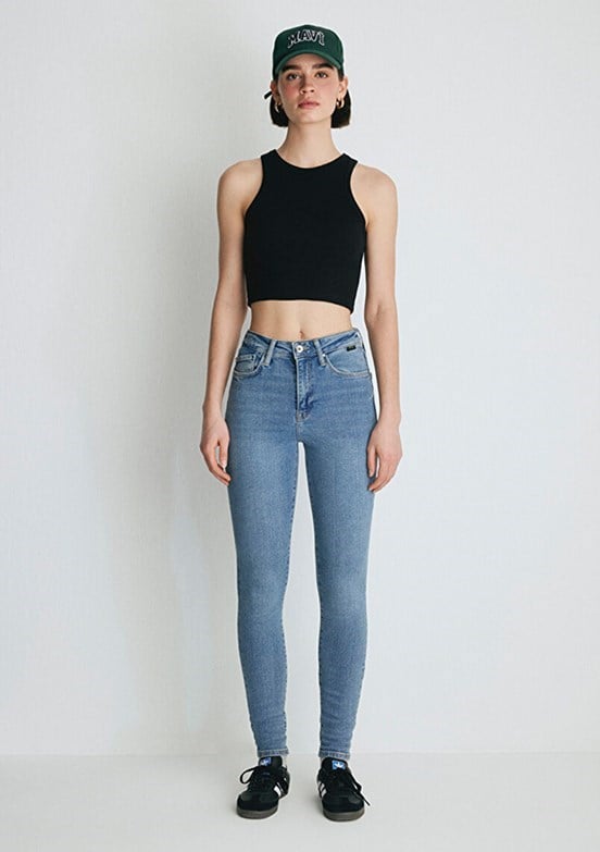 Mavi SERENAY Mid Brushed GOLD SHAPE Denim Kadın Kot Pantolon