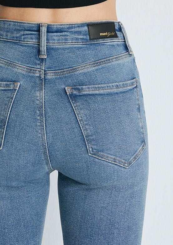 Mavi SERENAY Mid Brushed GOLD SHAPE Denim Kadın Kot Pantolon