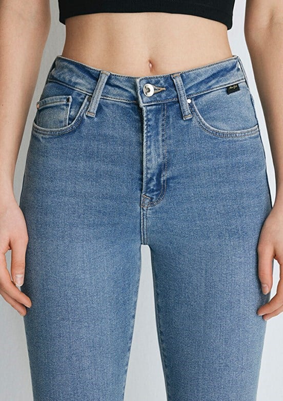 Mavi SERENAY Mid Brushed GOLD SHAPE Denim Kadın Kot Pantolon