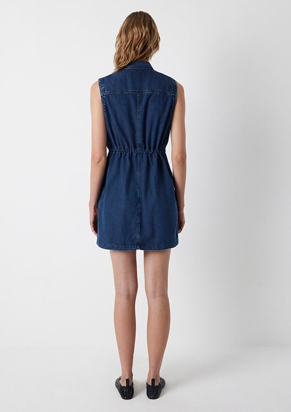 Mavi SIMLY Ink Gold Denim Kadın Elbise