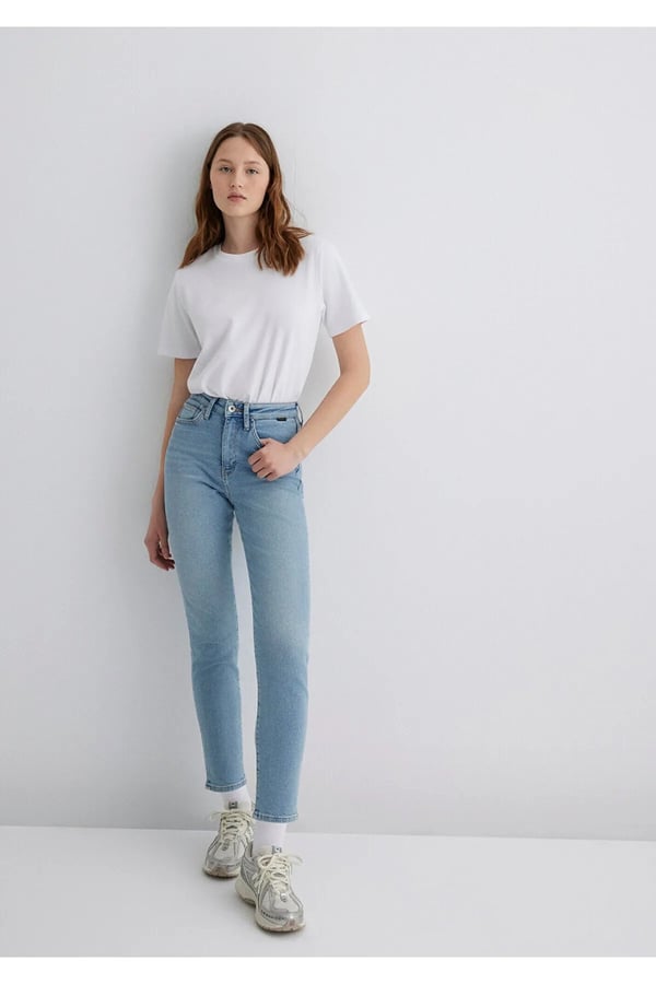 Mavi STAR Bleached Used Gold Shape Denim Kadın Kot Pantolon