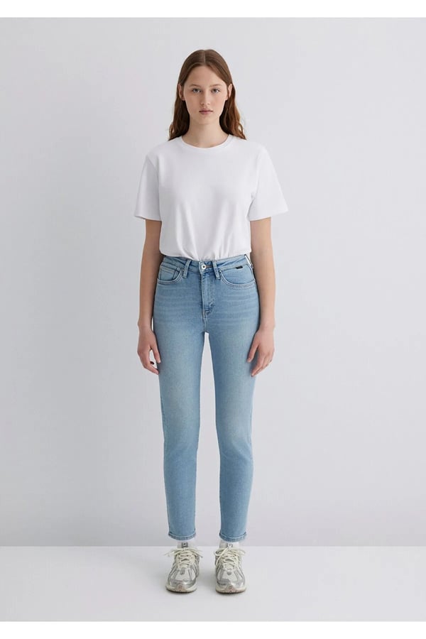 Mavi STAR Bleached Used Gold Shape Denim Kadın Kot Pantolon