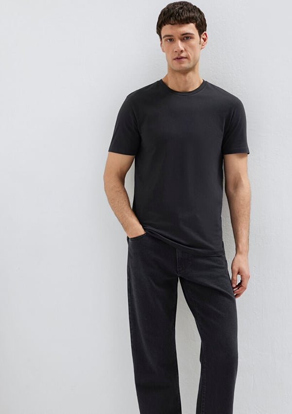Mavi STRETCH TİŞÖRT Siyah Siyah Erkek T-Shirt