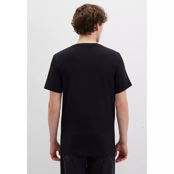 Mavi STRETCH V YAKA TİŞÖRT Siyah Siyah Erkek T-Shirt