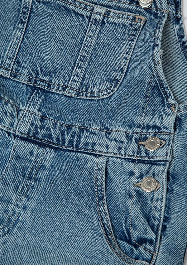 Mavi SUNNIE Lt Blue Denim Denim Kız Çocuk Tulum