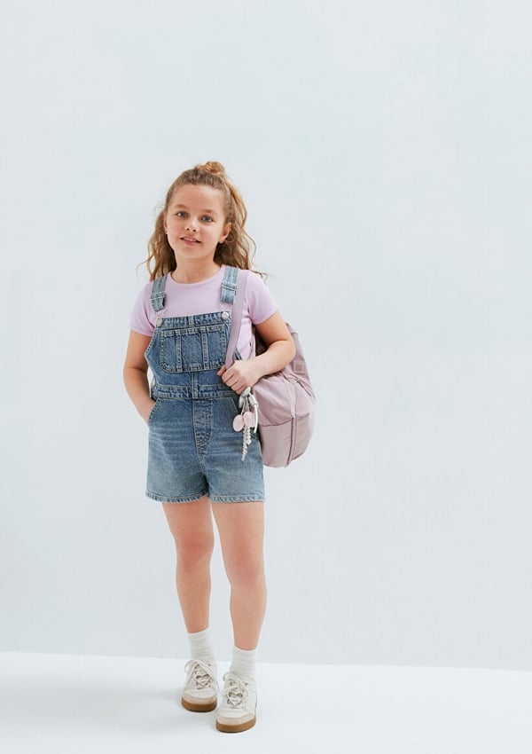 Mavi SUNNIE Lt Blue Denim Denim Kız Çocuk Tulum