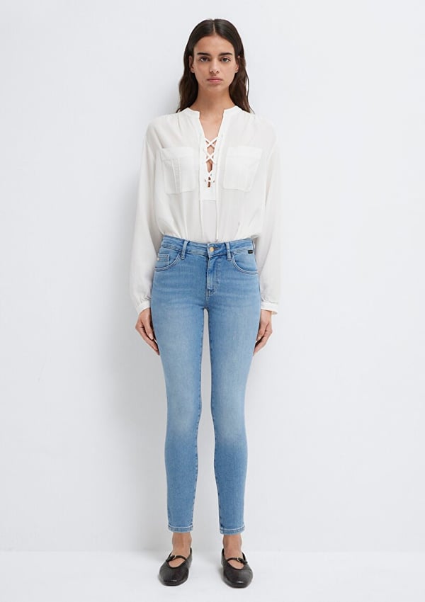 Mavi TESS Lt Brushed Gold Premium Denim Kadın Kot Pantolon