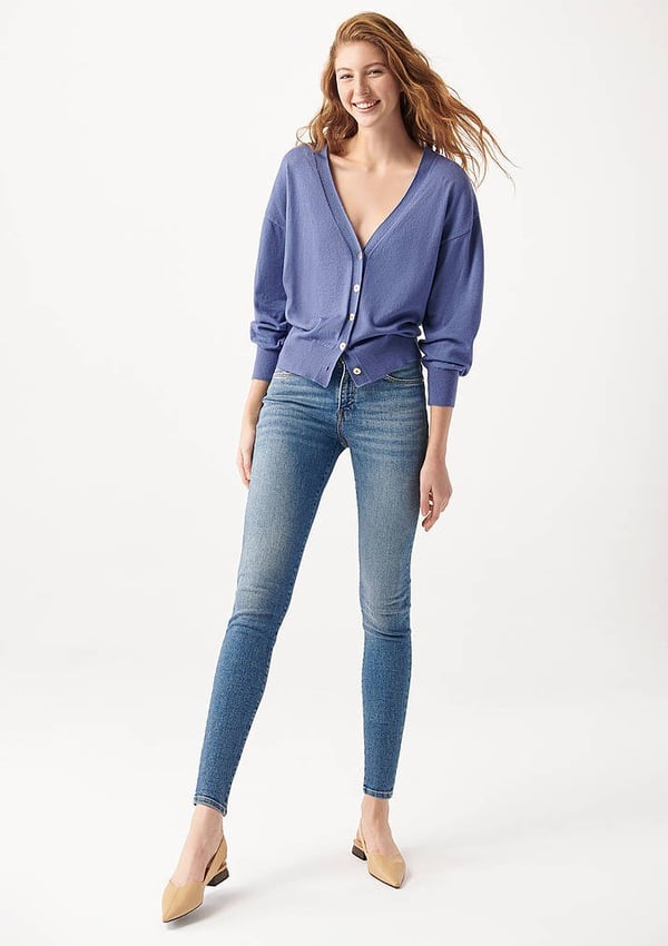 Mavi TESS Mid Blue GLAM Denim Kadın Kot Pantolon