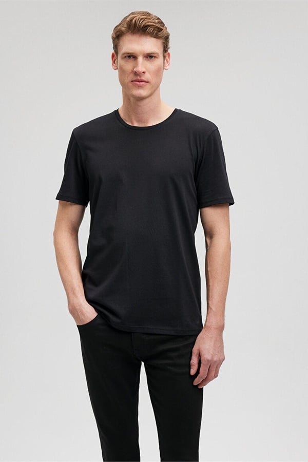 Mavi TİŞÖRT Siyah Siyah Erkek T-Shirt