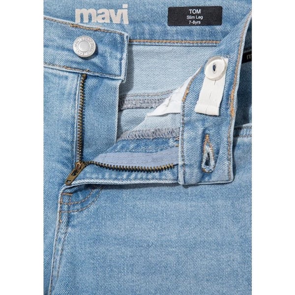 Mavi TOM Bleach Blue Denim Erkek Çocuk Kot Pantolon