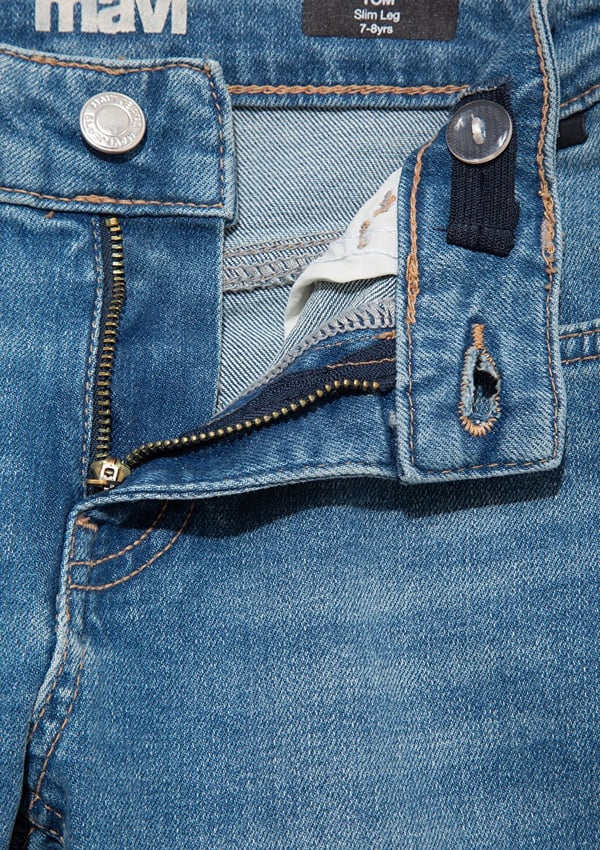 Mavi TOM Real Blue Indigo Mavisi Denim Erkek Çocuk Kot Pantolon