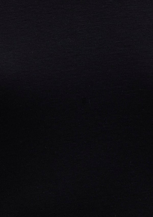 Mavi UZUN KOLLU BASiC Siyah Siyah Kadın T-Shirt