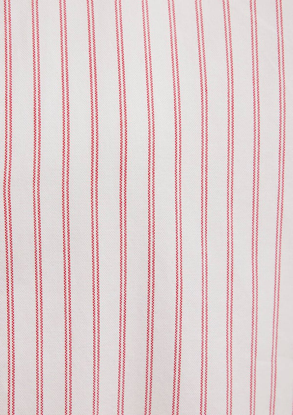 Mavi UZUN KOLLU DOKUMA GÖMLEK  Red Stripe Pembe Kadın Gömlek