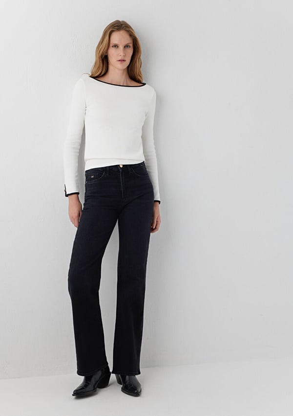 Mavi VICTORIA Smoke Gold Premium Siyah Kadın Kot Pantolon