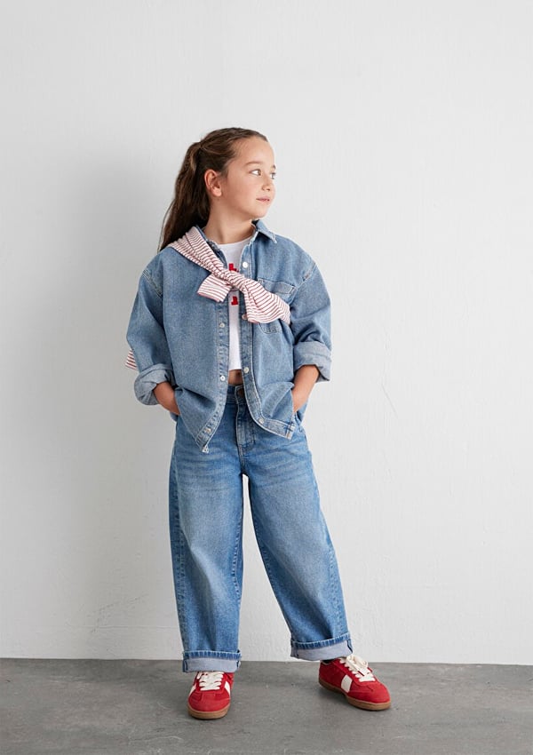 Mavi VIVIY Mid Blue Denim Denim Kız Çocuk Kot Pantolon