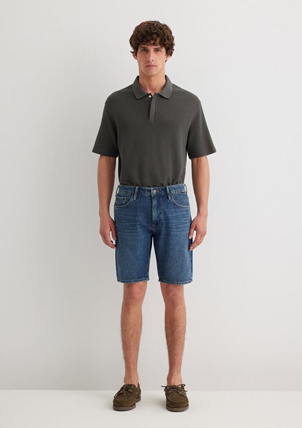 Mavi WILLIS Dark Used Street Denim Erkek Şort
