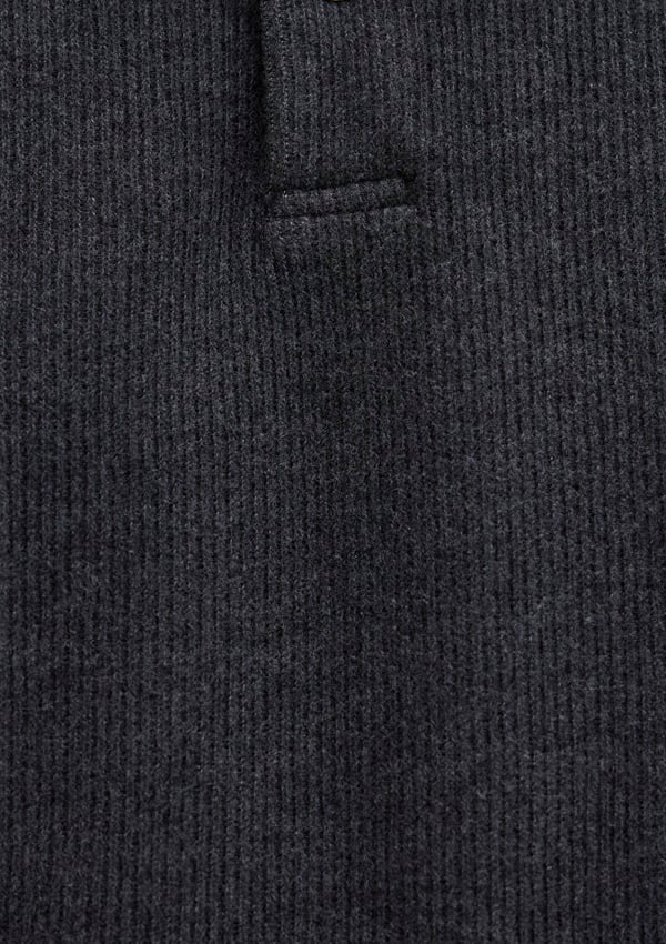 Mavi YARiM DÜĞMELİ SWEATSHiRT Antrasit Melanj Antrasit Erkek Sweatshirt