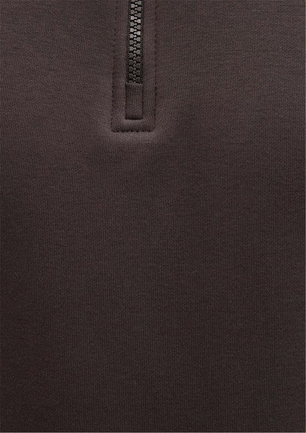 Mavi YARiM FERMUARLi SWEATSHiRT After Dark Kahverengi Erkek Sweatshirt