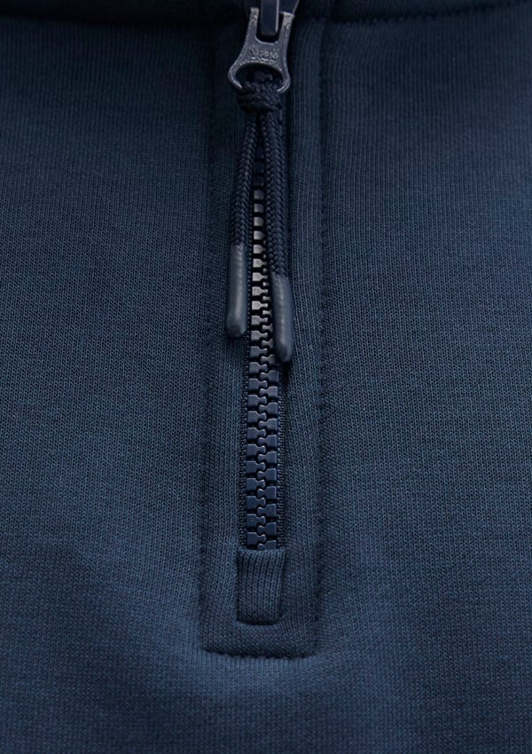 Mavi YARIM FERMUARLI SWEATSHIRT Gece Lacivert Lacivert Erkek Sweatshirt