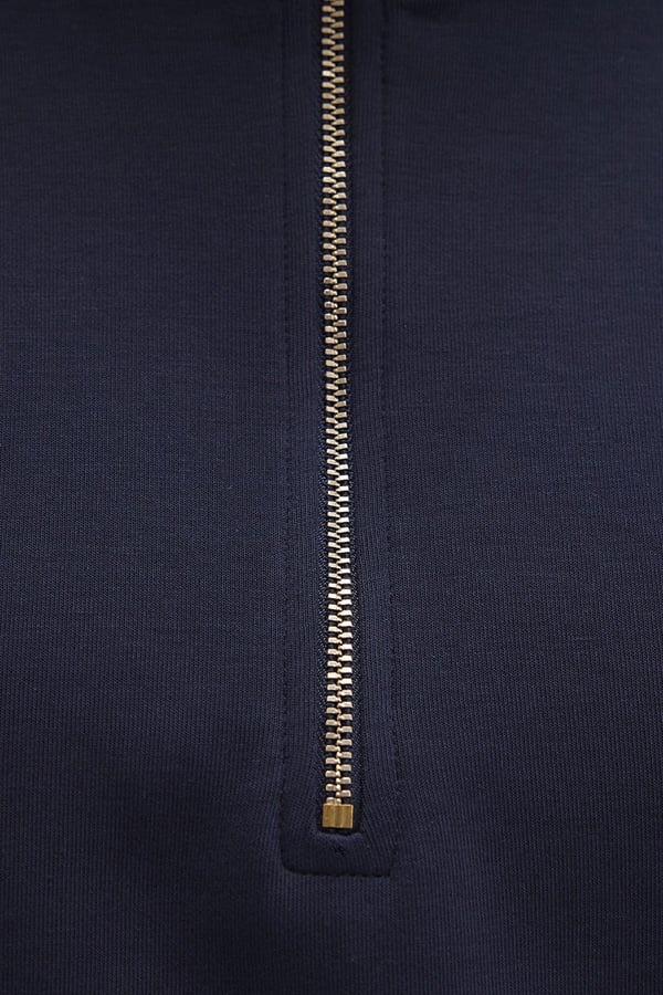 Mavi YARiM FERMUARLi SWEATSHiRT Koyu Lacivert Lacivert Kadın Sweatshirt