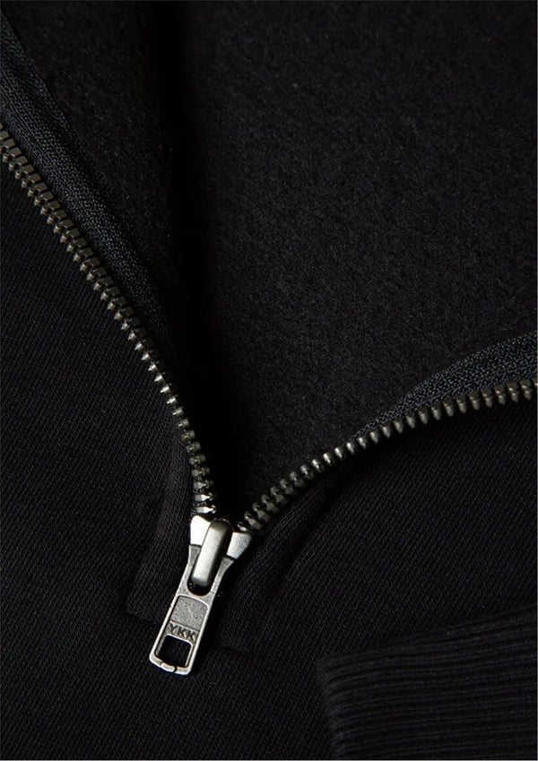Mavi YARIM FERMUARLI SWEATSHIRT Siyah Siyah Erkek Sweatshirt