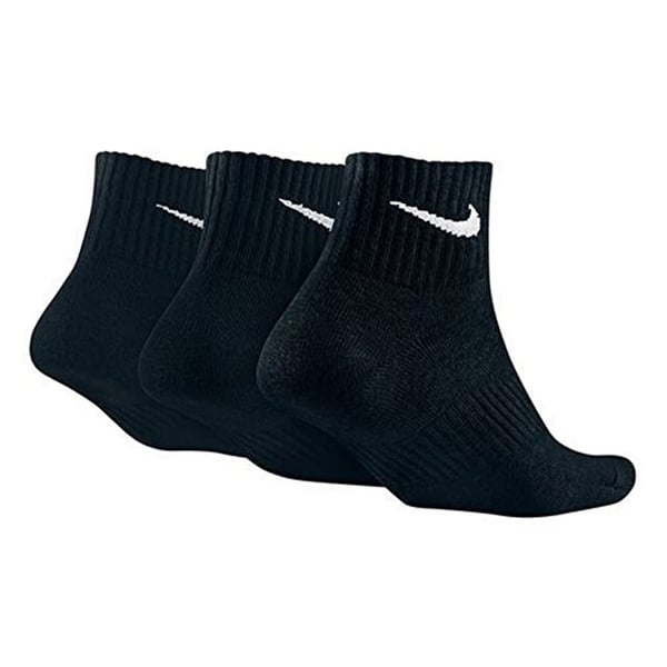 Nike 3PPK LIGHTWEIGHT QUARTER (S,M, Siyah Erkek Çorap
