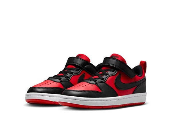 Nike COURT BOROUGH LOW RECRAFT (PS) Kırmızı Erkek Çocuk Günlük Spor Ayakkabı