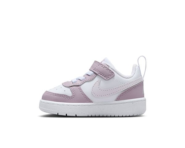 Nike COURT BOROUGH LOW RECRAFT (TD) Beyaz Kız Çocuk Günlük Spor Ayakkabı