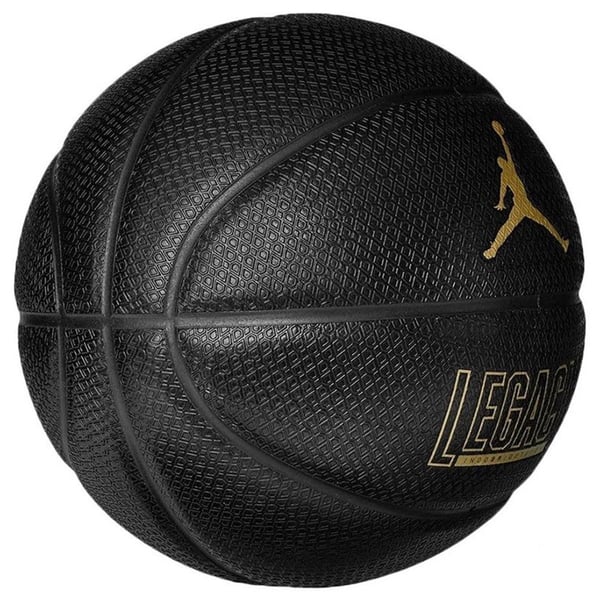 Nike JORDAN LEGACY 2.0 8P DEFLATED BLACK/BLACK/BLACK/METALLIC GOL Siyah Basketbol Topu