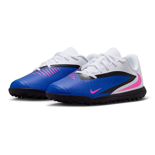 Nike JR PHANTOM 6 LOW CLUB TF Mavi Erkek Çocuk Halı Saha Ayakkabısı